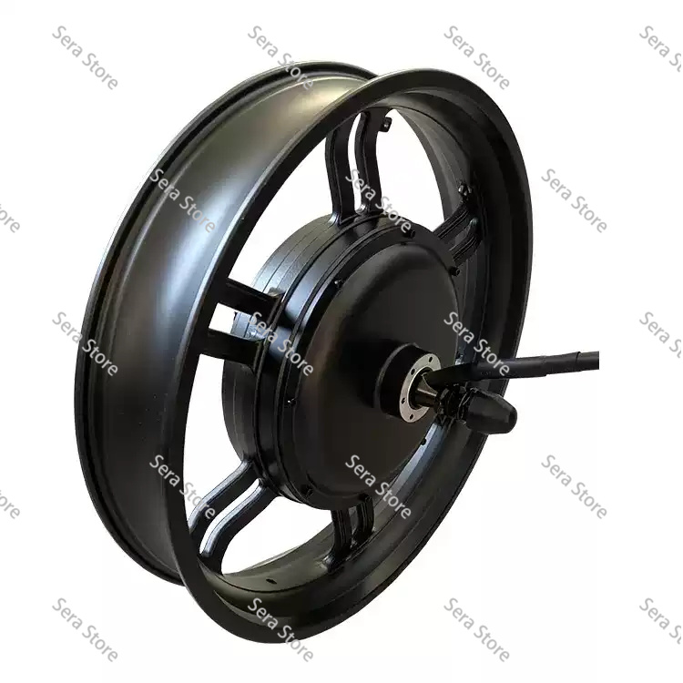 Fat Tire Ebike Conversion Kit 2000W - 2000W 60km/h 20インチファットタイヤ電動バイクコンバージョンキット、スノーモービルオフロード電動自転車用フロント＆リアハブモーターホイール