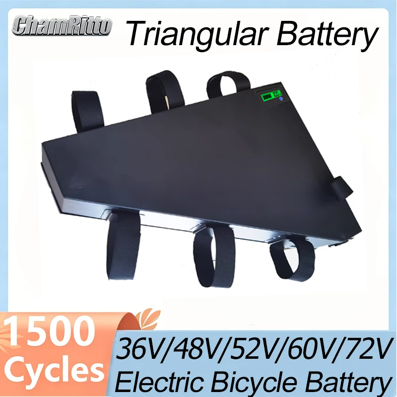 Electric Bicycle Battery 72V 30Ah - 電動自転車 60v72v 3000w 三角形バッテリー 36v 48v