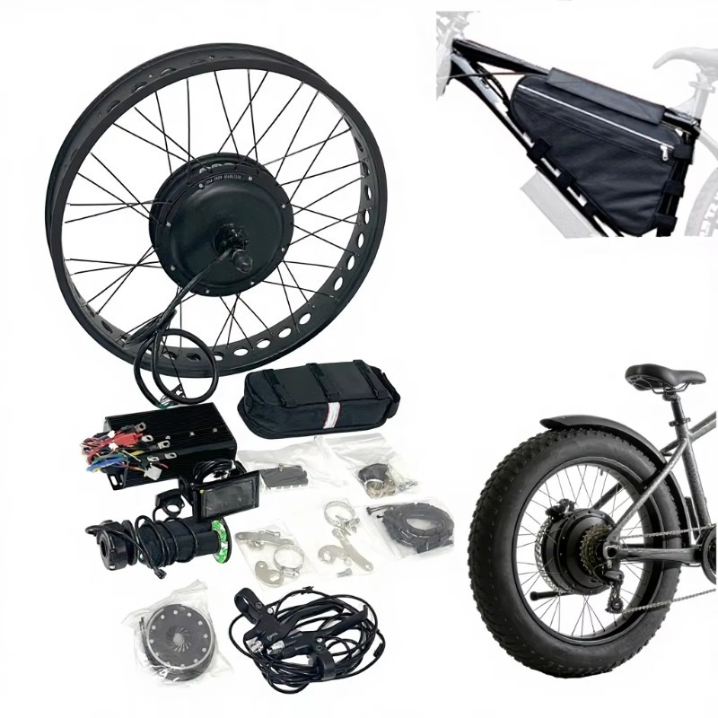 スーパーファットタイヤハブモーターキット 20x4 72v  - Fat Tire Ebike Conversion Kit 2000W のレビューと価格