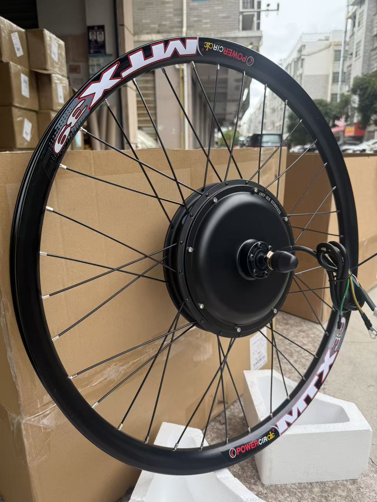 新型MTX39 72V 5000W電動自転車変換キット モー - 72V 5000W Hub Motor Kit のレビューと価格
