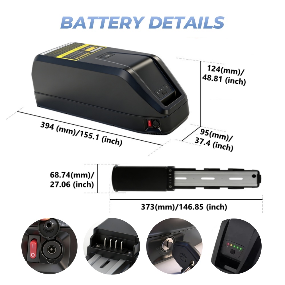Duotts C29 S26 BK29 Hitway Muk - Ebike Battery 48V 20Ah Hailong のレビューと価格