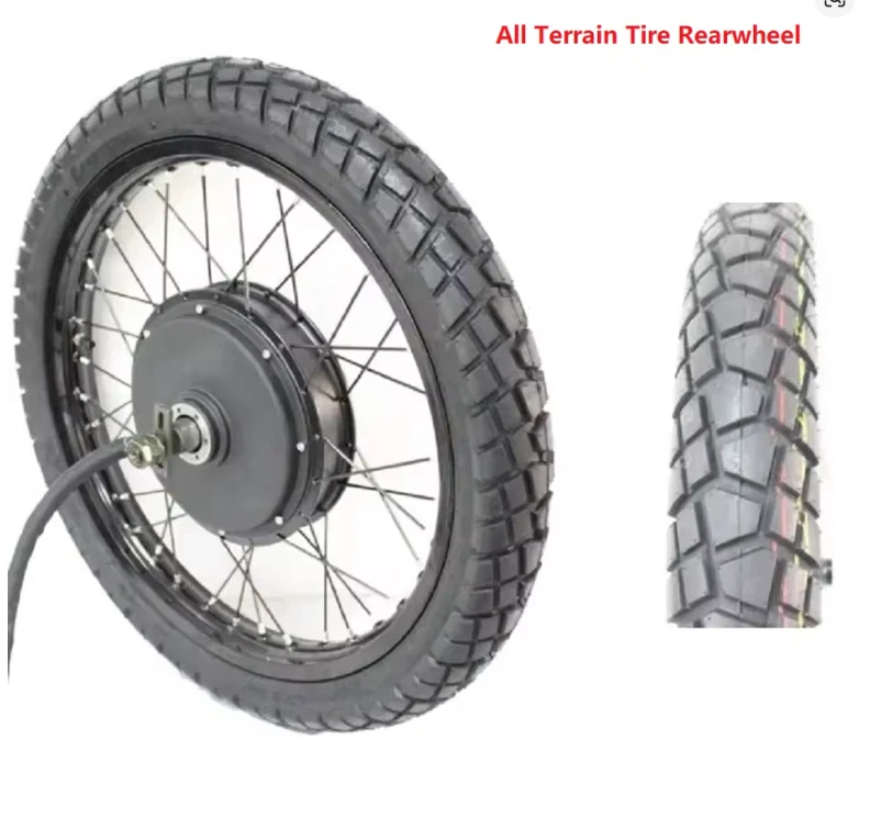 高出力48V-72V 3000-5000W 17インチ 18 - 72V 5000W Hub Motor Kit のレビューと価格