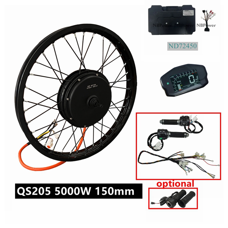 NBpower/QS205 V3 72v 5000W 電動自 - 72V 5000W Hub Motor Kit のレビューと価格