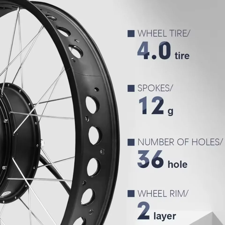 72V 3000W スノーバイク変換キット、20インチ/26 - Ebike Conversion Kit 72V 3000W のレビューと価格