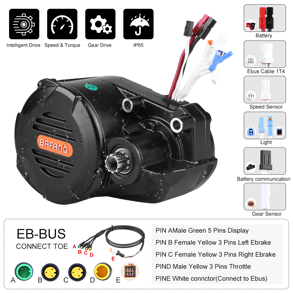 risunmotor M620 G510 48V 52V 1 - Mid Drive Motor Kit 52V 1000W のレビューと価格