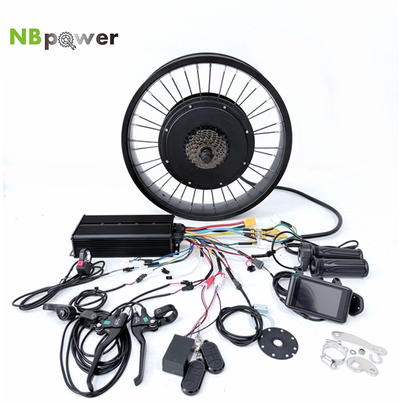 NBpower 170/190mmドロップアウト 48-72 - 72V 5000W Hub Motor Kit のレビューと価格