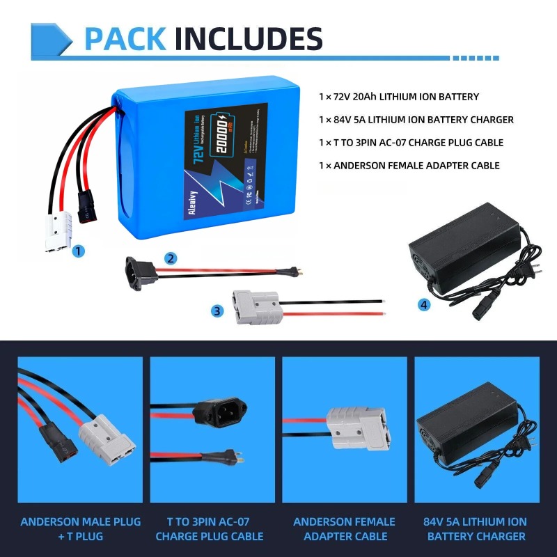 72V バッテリー 20S4P 20AH 20S6P 30A - Electric Bicycle Battery 72V 30Ah のレビューと価格